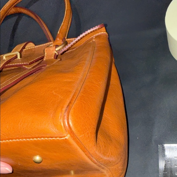 Dooney & Bourke Florentine Leather Tab Satchel - Picture 7 of 16